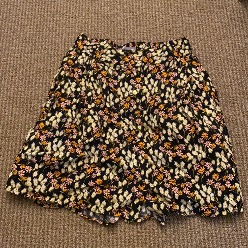 flowy floral skirt from urban